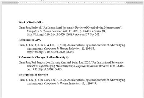 format of writing references in research paper Reader