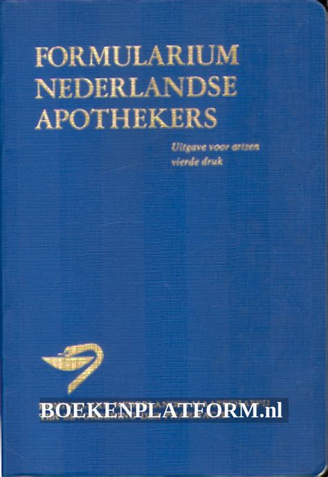 formularium nederlandse apothekers uitgave voor artsen Kindle Editon