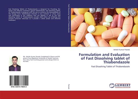 formulation evaluation dissolving tablet thiabendazole Epub