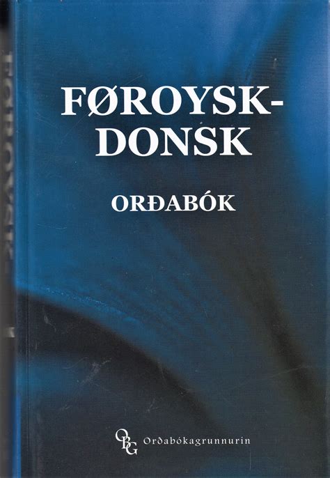 foroysk donsk ordabok faeroskdanskordbog Reader
