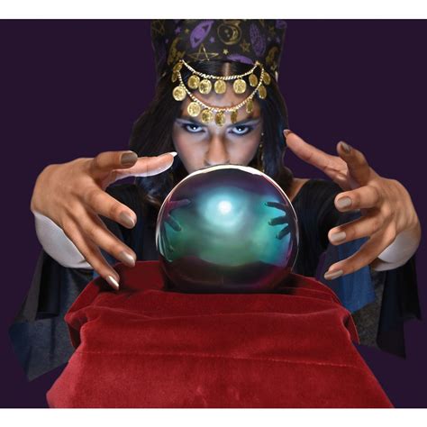 fortune teller with crystal ball