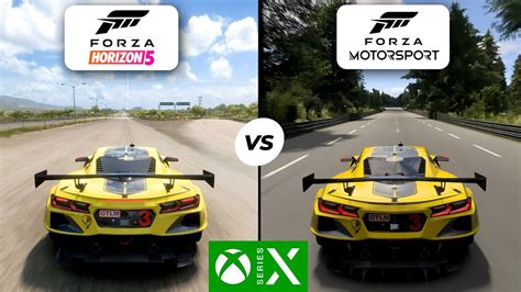 forza horizon vs motorsport