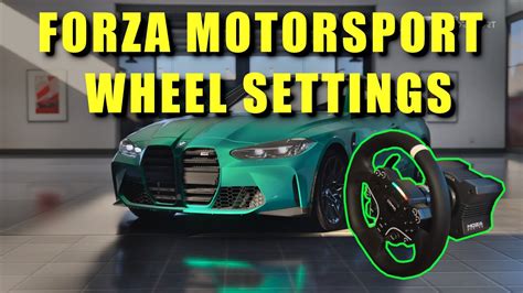 forza motorsport wheel settings