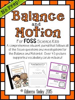 foss balance and motion lesson plans Kindle Editon