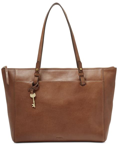 fossil tote handbags