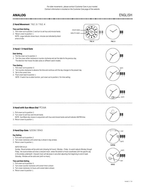 fossil watch instructions manual Reader