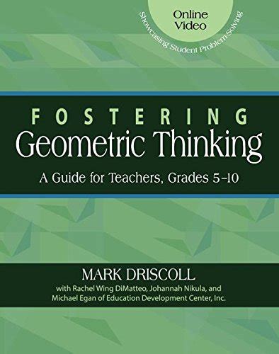 fostering geometric thinking a guide for teachers grades 5 10 Epub