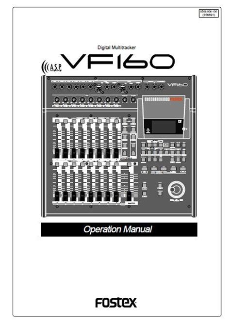 fostex vf160 manual pdf Doc
