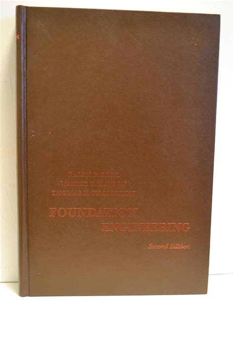 foundation engineering peck 2nd edition solution Reader