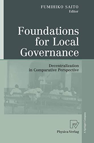 foundations for local governance foundations for local governance Reader