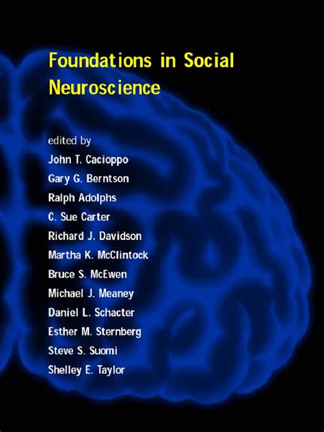 foundations in social neuroscience social neuroscience Kindle Editon