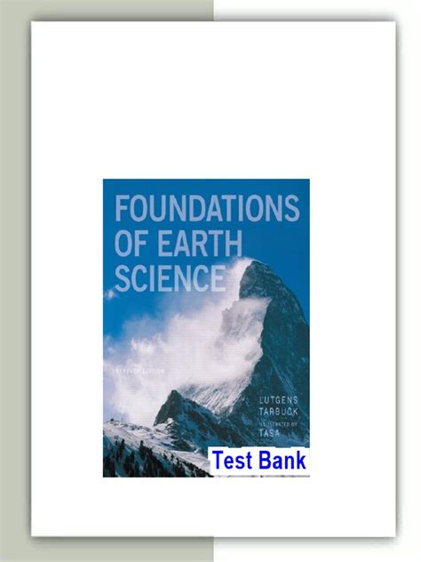 foundations of earth science 7th edition pdf PDF