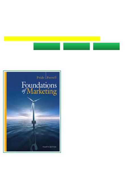 foundations of marketing 4th edition Epub