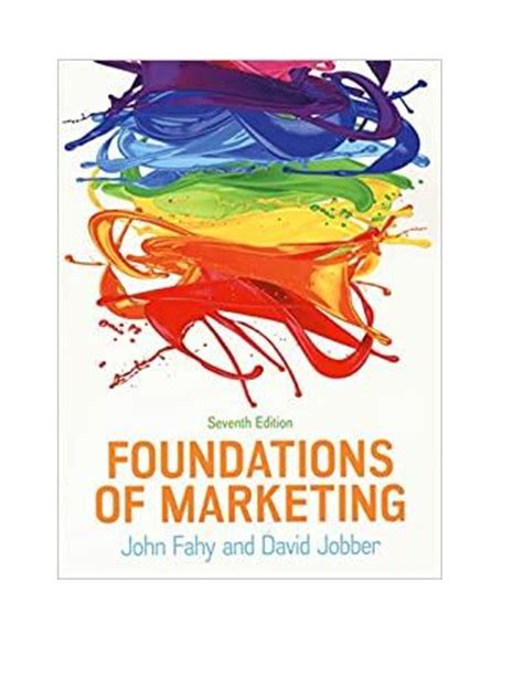 foundations of marketing fahy and jobber Kindle Editon