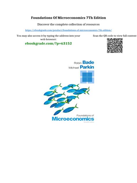 foundations of microeconomics 7th edition Epub