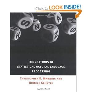 foundations of statistical natural language processing Reader