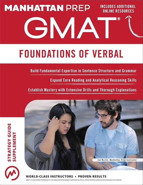 foundations verbal manhattan strategy guides PDF