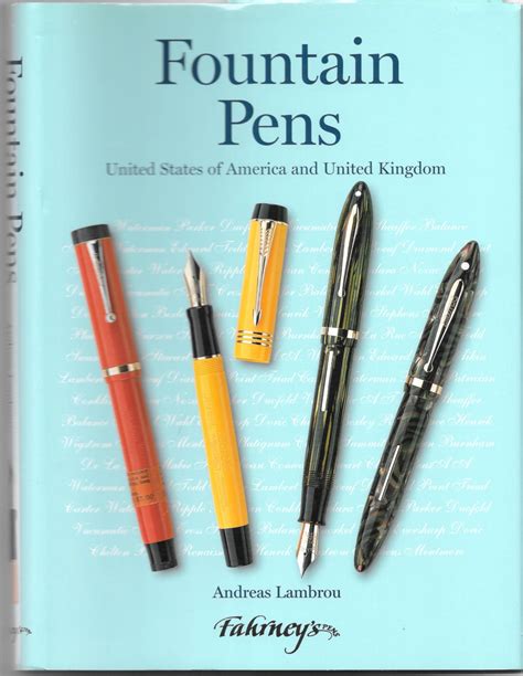 fountain pens usa and united kingdom Kindle Editon