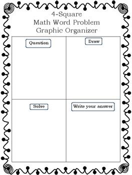 four square template math word problems pdf Epub