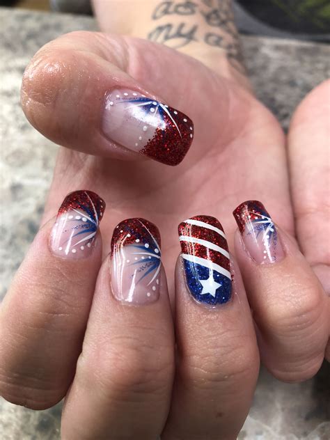 fourth of july nail designs