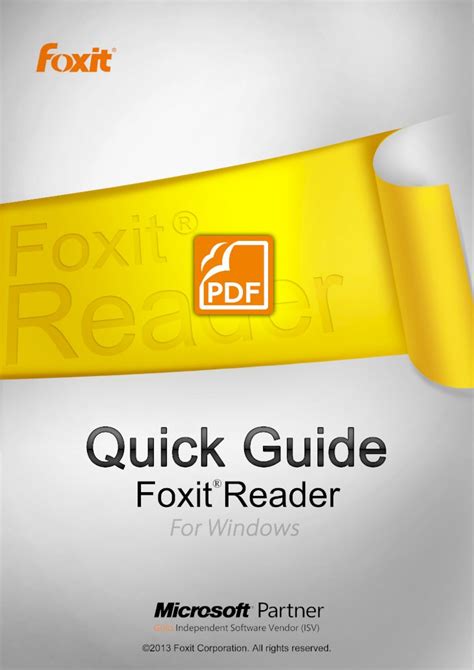 foxit reader 31 manualpdf Kindle Editon