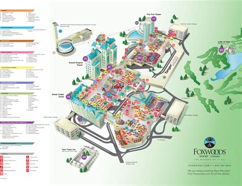 foxwoods casino property map