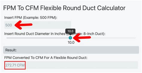 fpm calculator