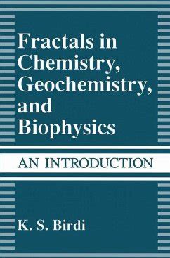 fractals in chemistry geochemistry and biophysics an introduction PDF