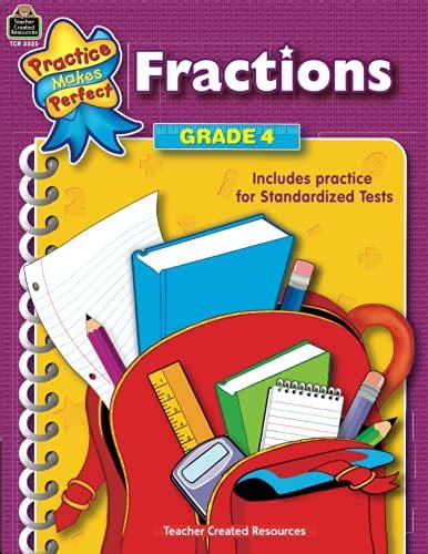 fractions grade 3 practice makes perfect teacher created materials Reader