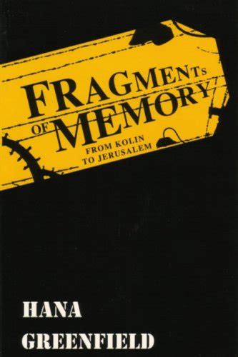 fragments of memory from kolin to jerusalem Kindle Editon