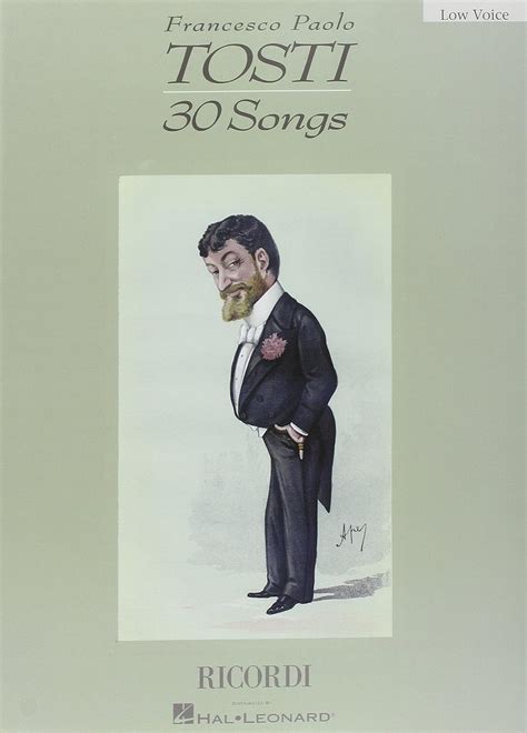 francesco paolo tosti 30 songs low voice Epub