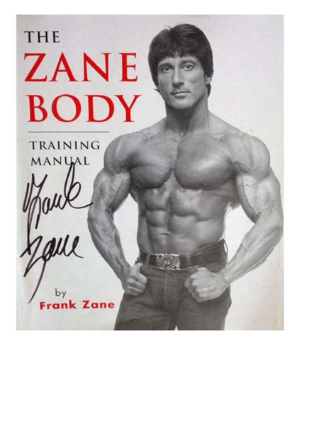 frank zane training manual Doc