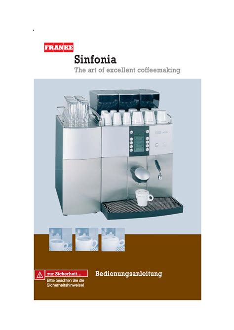 franke sinfonia service manual Reader