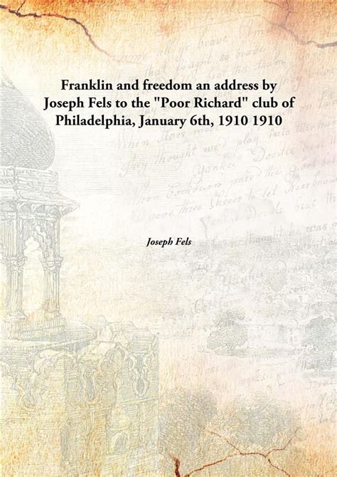 franklin freedom address richard philadelphia PDF