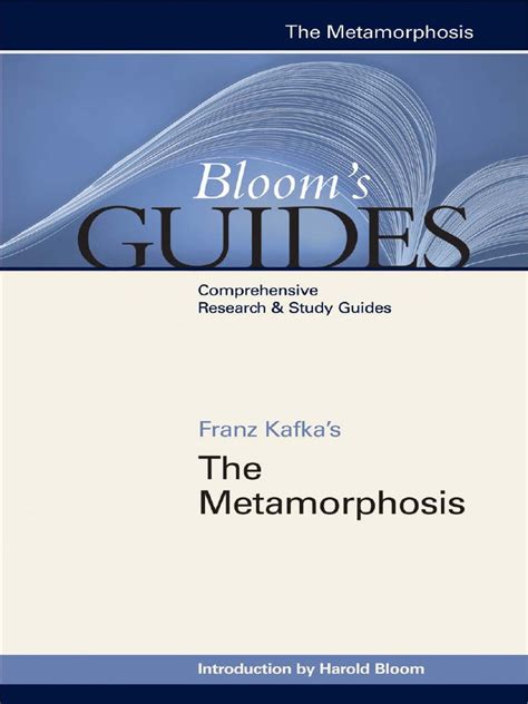 franz kafkas the metamorphosis blooms guides Epub