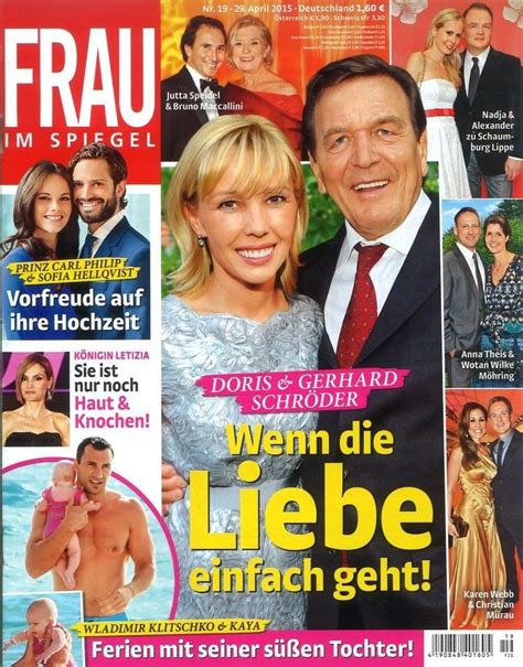 frau im spiegel frauenzeitschrift voorblad linda evans Reader