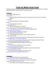 freak the mighty chapter answers Doc