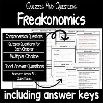 freakonomics questions and answers Kindle Editon