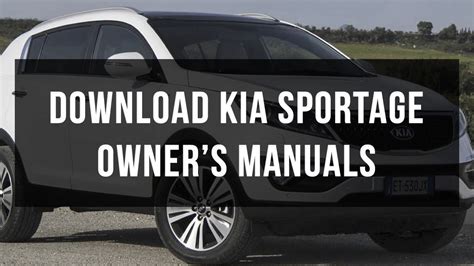 free 1990 kia sportage manual Epub