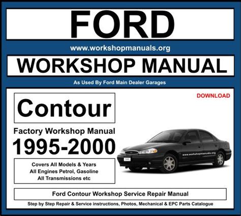 free 1995 ford contour service manual Doc