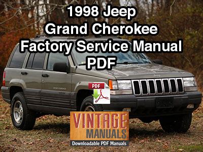 free 1998 jeep service manual PDF