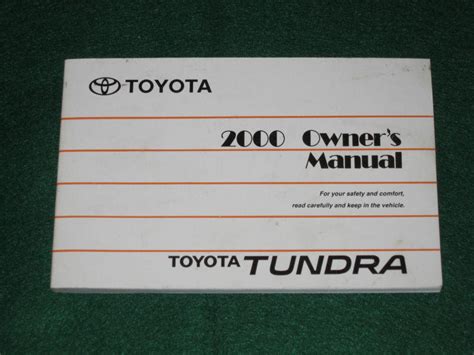 free 2001 toyota tundra repair manual Reader