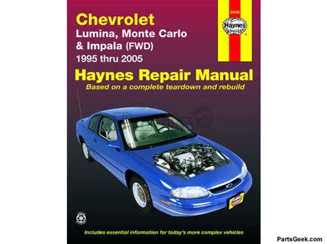 free 2003 chevrolet impala repair manual Reader