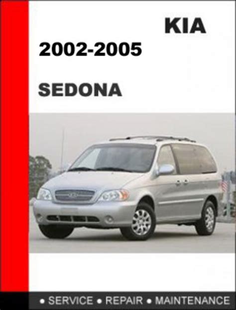 free 2003 kia sedona service manual Epub