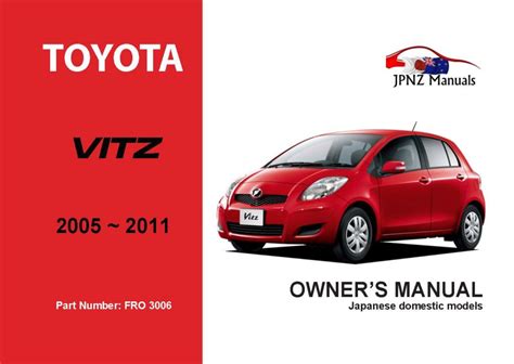 free 2005 toyota vitz owners manual Doc