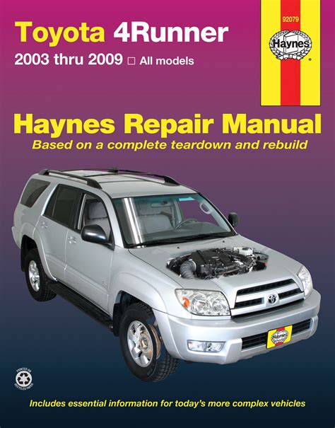 free 4runner repair manual PDF