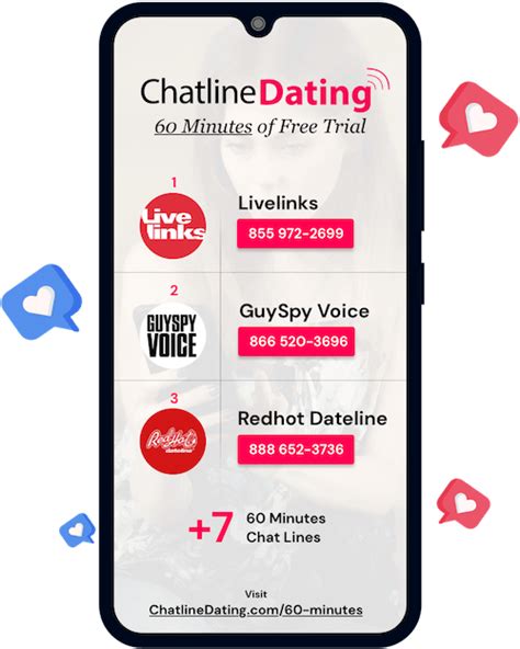 free 60 minute chat line trial