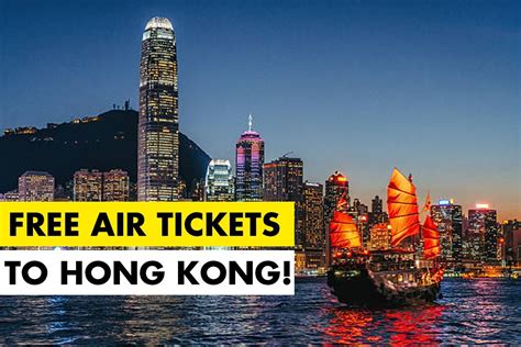 free air tickets to hong kong