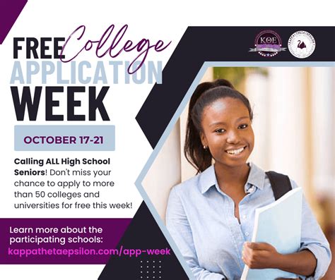 free application week