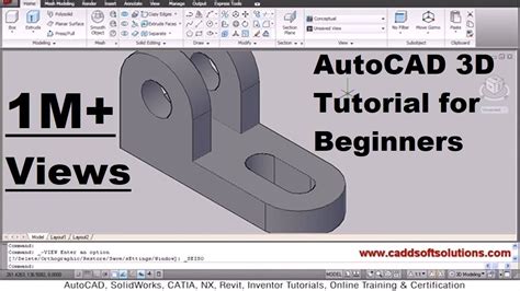 free autocad 3d tutorial PDF
